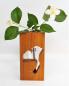 Preview: Vase mit Ausschnitt Ginkgoblatt