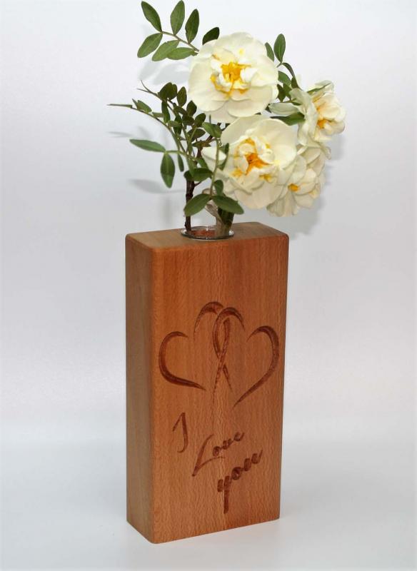 Vase " I Love you "