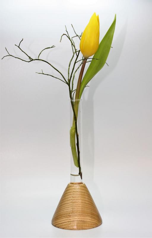 Vase, Holz, Reagenzglas, Kunst, Handwerk, Glas, Blume, Dekoration, Tisch, Schmuck,